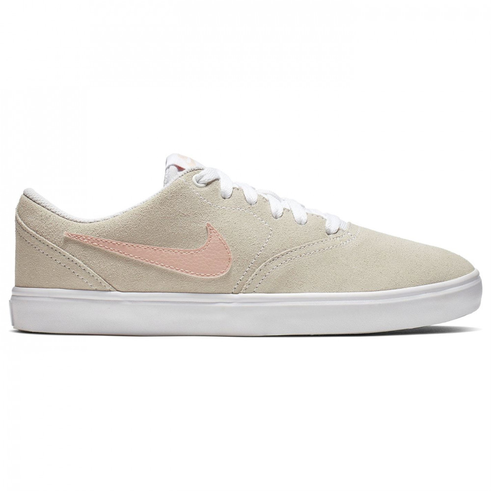 nike sb check solarsoft white canvas skate shoes