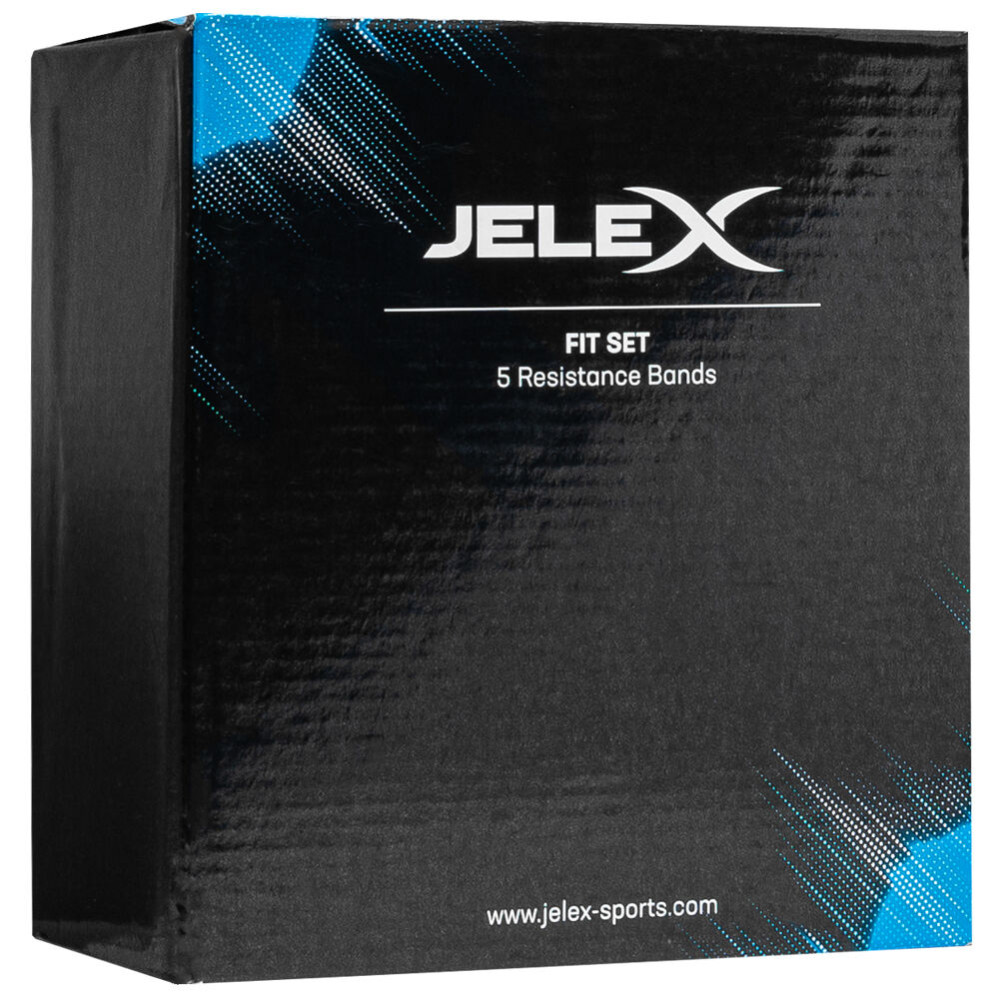 JELEX Fit Set Fitness Resistance Tubes Set 11 pieces.