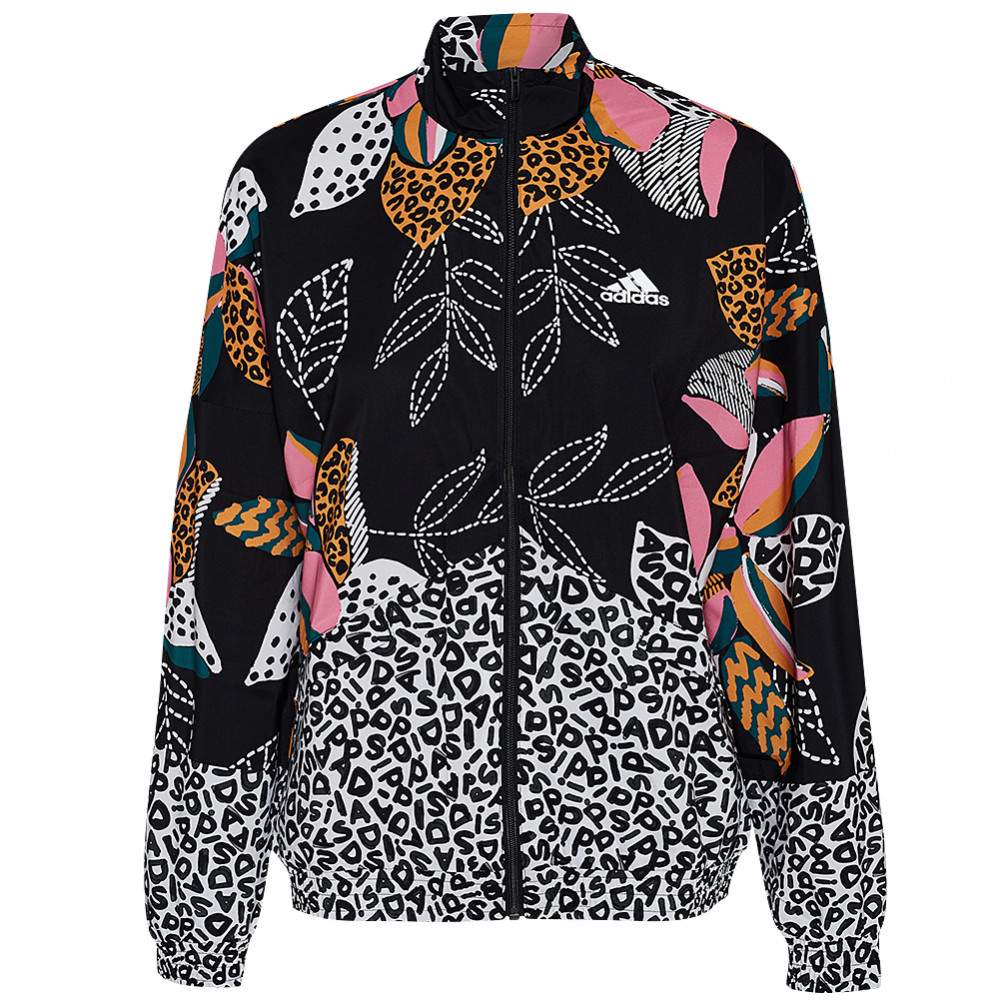 ADIDAS x FARM RIO Print on sale Relaxed Lightweight Windbreaker