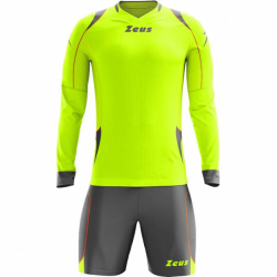 Zeus Paros Goalkeeper Kit Long-sleeved jersey with shorts Neon Yellow