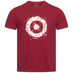 BEN SHERMAN BEN SHERMAN Painted Target Men T-shirt 0071783RED