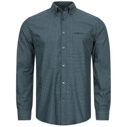 BEN SHERMAN BEN SHERMAN Signature Men Long-sleeved Shirt 0076262-DARK EMERALD