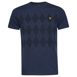 Lyle and Scott Perfektn Pnske Triko Krtky Rukv Violet