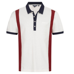 BEN SHERMAN BEN SHERMAN Vintage portov pnske polo triko 0076367-SNOW WHITE