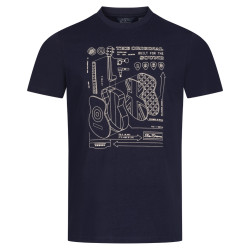 BEN SHERMAN BEN SHERMAN Exploded Guitar Men T-shirt 0075606-035