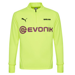 Puma Borussia Dortmund BVB 09 PUMA 1/4 Zip Detsk trningov top 759079-03