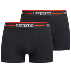 Kappa Kappa Men Boxer Shorts Pack of 2 322914W-Black