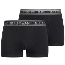 Sergio Tacchini Sergio Tacchini Men Boxer Shorts Pack of 2 SA8859012-Black