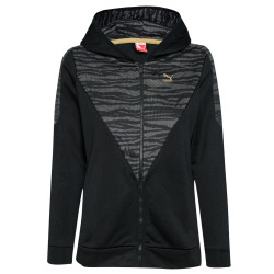 Puma PUMA Printed Zip Women Hooded Sweat Jacket 566830-01