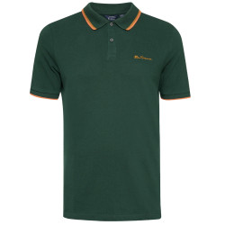 BEN SHERMAN BEN SHERMAN Pnska polokoea s dvojitou pikou 0076270-DARKGREEN