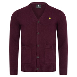 Lyle and Scott Lyle & Scott Blend Cardigan Men Cardigan from wool KN1458V-Z562