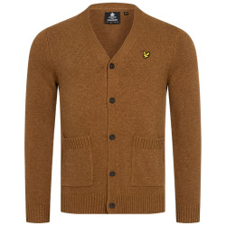 Lyle and Scott Lyle & Scott Blend Cardigan Men Cardigan from wool KN1458V-W158