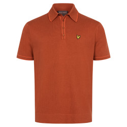 Lyle and Scott Lyle & Scott Knitted Branded Men Polo Shirt KN1462G-W332