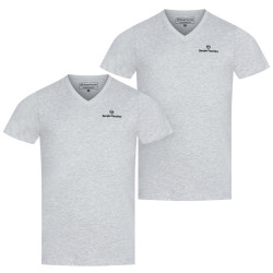 Sergio Tacchini Sergio Tacchini Men Undershirts V-neck Pack of 2 grey 39493336