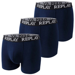 REPLAY REPLAY Basic Cuff Logo Men Boxer Shorts Pack of 3 I101102-N188