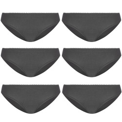 MONT EMILIAN MONT EMILIAN "Lille" Women Briefs Pack of 6 grey