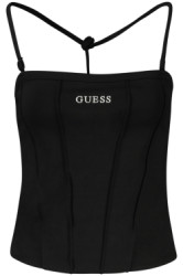 GUESS JEANS Guess Jeans Top Donna Nero