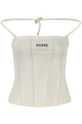 GUESS JEANS Guess Jeans Top Donna Bianco