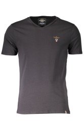 AERONAUTICA MILITARE Aeronautica Militare T Shirt Esternabile Uomo Nero