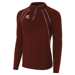 Capelli Sport Capelli Sport Raven Men 1/4-Zip Fleece Sweatshirt AGA-1237-red/white