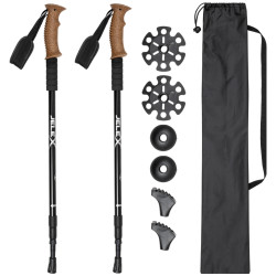 JELEX JELEX Walking Sticks with black cork handles