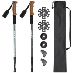 JELEX JELEX Walking Sticks with cork handles navy