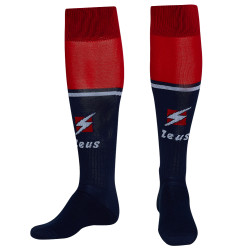 Zeus Zeus Calza United Football Socks navy red