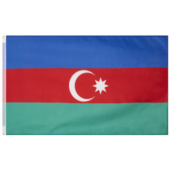 MUWO Azerbaijan Flag MUWO "Nations Together" 90 x 150 cm