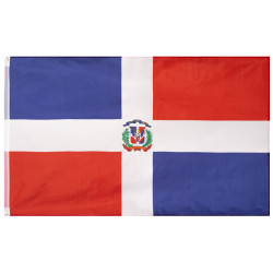 MUWO Dominican Republic Flag MUWO "Nations Together" 90 x 150 cm