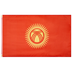 MUWO Kyrgyzstan / Kyrgyz Republic Flag MUWO "Nations Together" 90x150cm