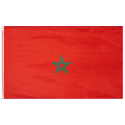 MUWO Morocco Flag MUWO "Nations Together" 90 x 150 cm