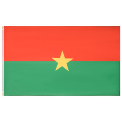 MUWO Burkina Faso MUWO "Nations Together" Flag 90x150cm