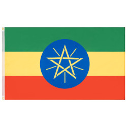 MUWO Ethiopia MUWO "Nations Together" Flag 90x150cm