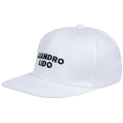 LEANDRO LIDO LEANDRO LIDO "Aosta" snapback Cap white