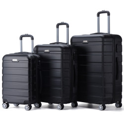 VERTICAL STUDIO "Trelleborg" 20" 24" 28" Suitcase 3-er Set black